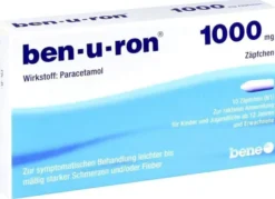 Ben U Ron 1000 mg Erwachsenensuppositorien 10 Stück