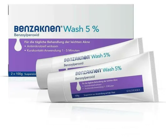 Benzaknen Wash 5 % Suspension 2 x 100 g