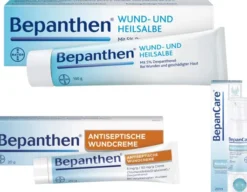 Bepanthen Wund u Heilsalbe 100 g + Bepanthen Antiseptische Wundcreme 20 g + BepanCare Narbengel mit Massageroller 20 ml