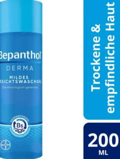 Bepanthol DERMA Mildes Gesichtswaschgel 200 ml Flasche