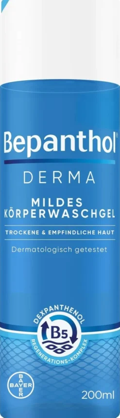 Bepanthol Derma Mildes Körperwaschgel 200 ml Flasche