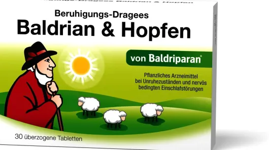 Beruhigungs Dragees Baldrian & Hopfen 120 überzogene Tabletten