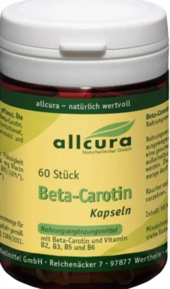 Beta Carotin 60 Kapseln