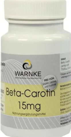 Beta Carotin Kapseln 15 mg 100 Stück