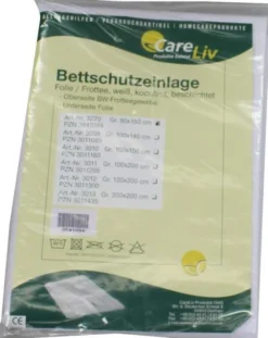 Bettschutzeinlage Folie Frottee 90x150cm