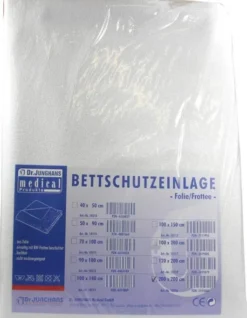 Bettschutzeinlage 200x200cm Folie Frottee