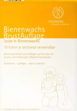 Bienenwachs Brustauflage Nachfüllpack Wachsw. 10 Folien