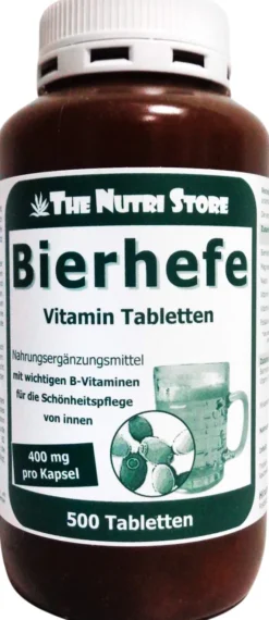 Bierhefe 500 mg Vitamin Tabletten