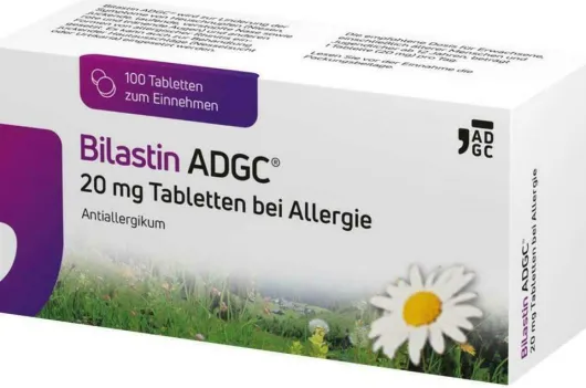 Bilastin ADGC 20 mg Tabletten bei Allergie 100 Stück