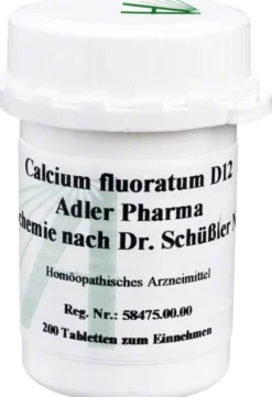 Biochemie Adler 1 Calcium Fluor. D12 200 Tabletten