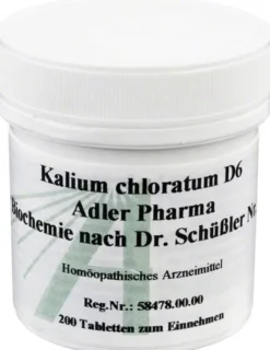 Biochemie Adler 4 Kalium Chloratum D6 200 Tabletten