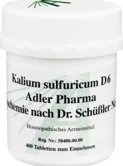 Biochemie Adler 6 Kalium Sulfuricum D6 400 Tabletten