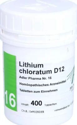 Biochemie Adler 16 Lithium Chloratum D 12 400 Tabletten