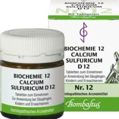 Biochemie Bombastus 12 Calcium Sulfuricum D 12 80 Tabletten