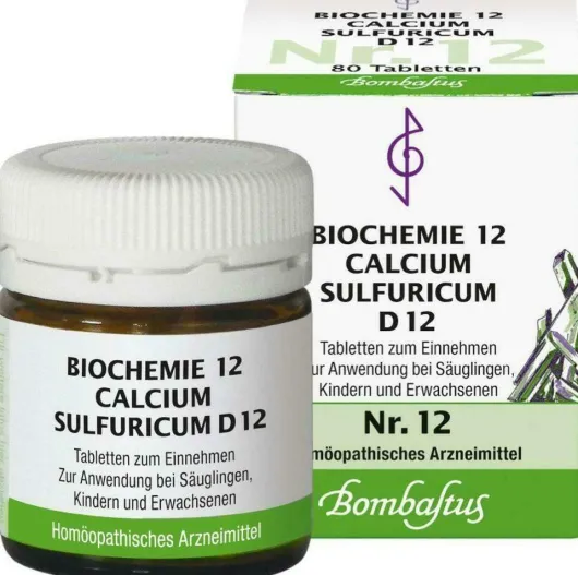 Biochemie Bombastus 12 Calcium Sulfuricum D 12 80 Tabletten