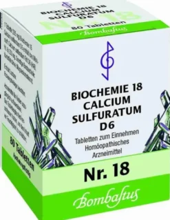 Biochemie Bombastus 18 Calcium Sulfuratum D 6 80 Tabletten