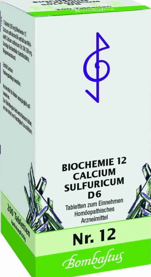 Biochemie Bombastus 12 Calcium Sulfuricum D 6 200 Tabletten