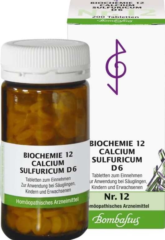 Biochemie Bombastus 12 Calcium Sulfuricum D 6 200 Tabletten