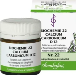 Biochemie Bombastus 22 Calcium Carbonicum D 12 80 Tabletten