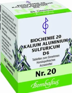 Biochemie Bombastus 20 Kalium aluminium sulfuricum D 6 80 Tabletten