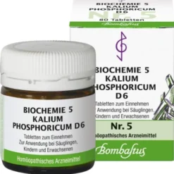 Biochemie Bombastus 5 Kalium Phosphoricum D 6 80 Tabletten