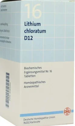 Biochemie Dhu 16 Lithium Chloratum D12 420 Tabletten