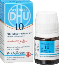 Biochemie Dhu 10 Natrium Sulfuricum D6 10 G Globuli