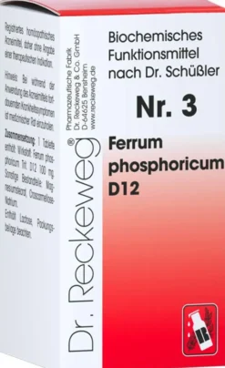 Biochemie 3 Ferrum Phosphoricum D 12 Tabletten