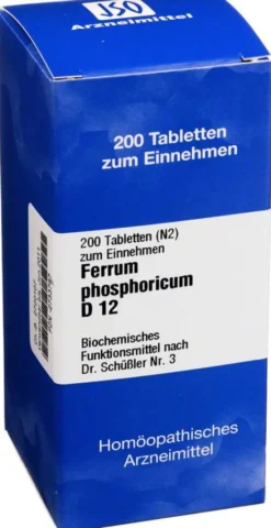 Biochemie 3 Ferrum Phosphoricum D12 Tabletten 200 Tabletten