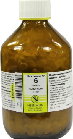 Biochemie 6 Kalium Sulfuricum D 12 1000 Tabletten