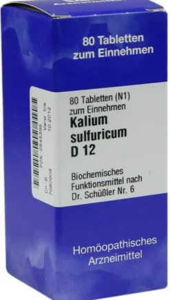 Biochemie 6 Kalium Sulfuricum D 12 80 Tabletten