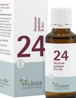 Biochemie Pflüger 24 Arsenum Jodatum D6 30 ml Tropfen