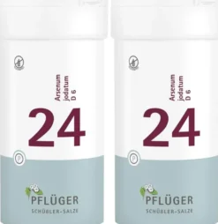 Biochemie Pflüger 24 Arsenum jodatum D6 2 x 400 Tabletten