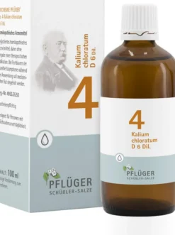 Biochemie Pflüger 4 Kalium Chloratum D6 100 ml Tropfen