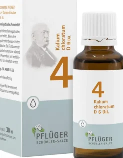 Biochemie Pflüger 4 Kalium Chloratum D6 30 ml Tropfen