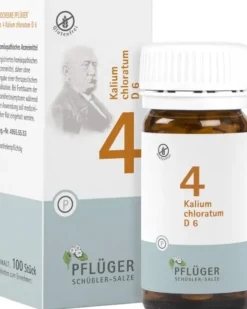 Biochemie Pflüger 4 Kalium Chloratum D6 100 Tabletten