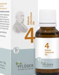 Biochemie Pflüger Nr. 4 Kalium Chloratum D6 15 G Globuli