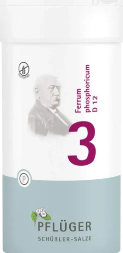 Biochemie Pflüger Schüßler Salz Nr. 3 Ferrum phosphoricum D12 400 Tabletten