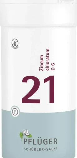 Biochemie Pflüger 21 Zincum chloratum D6 400 Tabletten