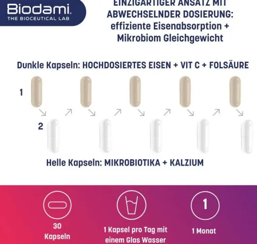 Biodami Ferro Fatigue Redux 30 Kapseln