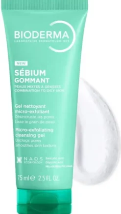 Bioderma Sebium Gommant Peeling Gel 75 ml