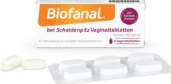 Biofanal bei Scheidenpilz 100 000 I.E. 6 Vaginaltabletten