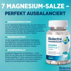 Biolectra Magnesium Komplex Balance 7 120 Kapseln