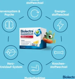 Biolectra Magnesium 400 mg Ultra Direct Zitronengeschmack 20...