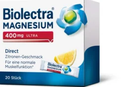 Biolectra Magnesium 400 mg Ultra Direct Zitronengeschmack 20...