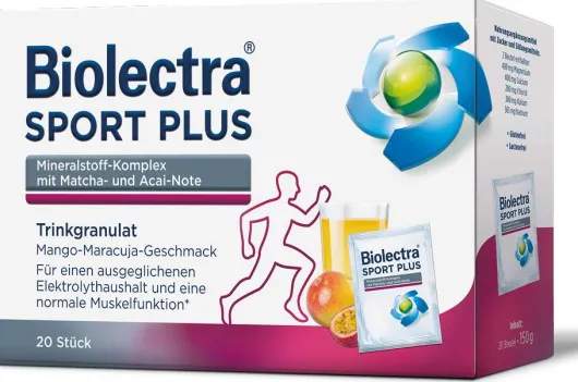 Biolectra Sport plus 20 x 7,5 g Trinkgranulat