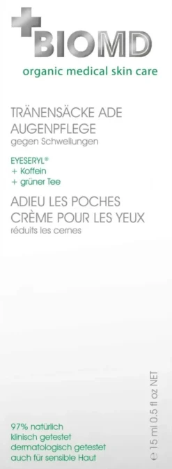 Biomed Tränensäcke Ade Augenpflege 15 ml Creme