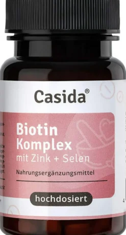 Biotin Komplex 10 mg Hochdosiert + Zink + Selen 180 Tabletten