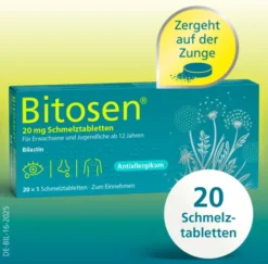Bitosen 20 mg 20 Schmelztabletten
