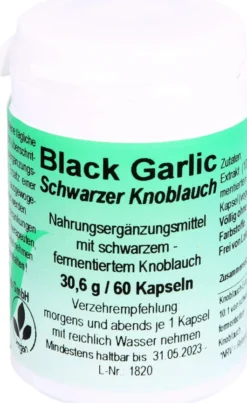 Black Garlic Schwarzer Knoblauch 60 Kapseln